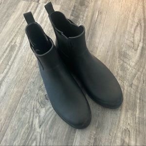 J.Crew Black Rubber Boots